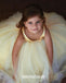 A-Line Tulle Yellow Flower Girl Dresses, Popular Satin Little Girl Dresses, FC1802