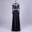 Long Prom Dresses, Two Pieces Prom Dresses, Lace Party Prom Dresses, Long Sleeveless Prom Dresses, Satin Prom Dresses, Prom Dresses Online, LB0261