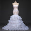 Sweetheart White lace Sexy Mermaid Chiffon Wedding Party Dresses, Vantage Bridal Gown, WD0026