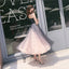 Spaghetti Straps A-Line Homecoming Dresses, Tulle Backless Charming Homecomin Dresses, KX322