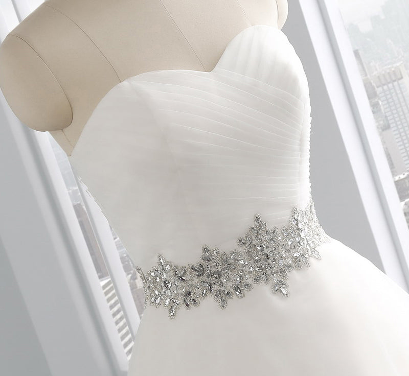 Hot Sale Wedding Dress, Tulle Sweet Heart Wedding Dress, Beaded Wedding Dress, LB0384