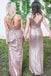 Long Bridesmaid Dress, Mismatched Bridesmaid Dress, Sequin Bridesmaid Dress, Mermaid Dress for Wedding, New Arrival Bridesmaid Dress, Floor-Length Bridesmaid Dress, LB0414