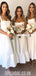 Fashion A-line Satin Straight Neckline Backless Bridesmaid Dress, FC4582