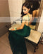 Green Charming Lace Beaded Backless Prom Dress, Mermaid V-Neck Prom Dress, KX471