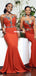 Gorgeous Mermaid Jersey Sleeveless Appliques Bridesmaid Dress, FC5958