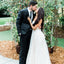 Sweet Heart Long A-line Lace Top Cheap Popular Beaded Tulle Backless Wedding Dresses, KX642