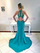 Beaded Prom Dress, Jersey Prom Dress, Mermaid Prom Dress, Sexy Prom Dress, Sleeveless Prom Dress, KX66