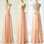 Popular Junior Pretty Chiffon Sweet Heart Backless Floor-Length Maxi Cheap Bridesmaid Dresses, WG67