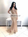 Luxury Deep V-Neck Prom Dress, Tulle Mermaid Prom Dress, Beaded Luxurious Prom Dress, KX68