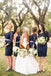 Short Bridesmaid Dress, Long Sleeve Bridesmaid Dress, Lace Bridesmaid Dress, Dress for Wedding, Knee-Length Bridesmaid Dress, One-Shoulder Bridesmaid Dress, LB0734