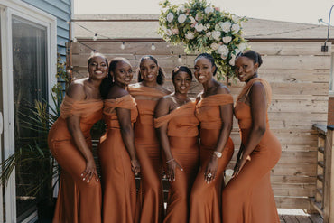 Off Shoulder Mermaid Soft Satin Charming Long Bridesmaid Dress, FC6609