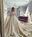 Luxury A-line Lace Sweetheart Beaded Floor-length Wedding Dresses, FC5915